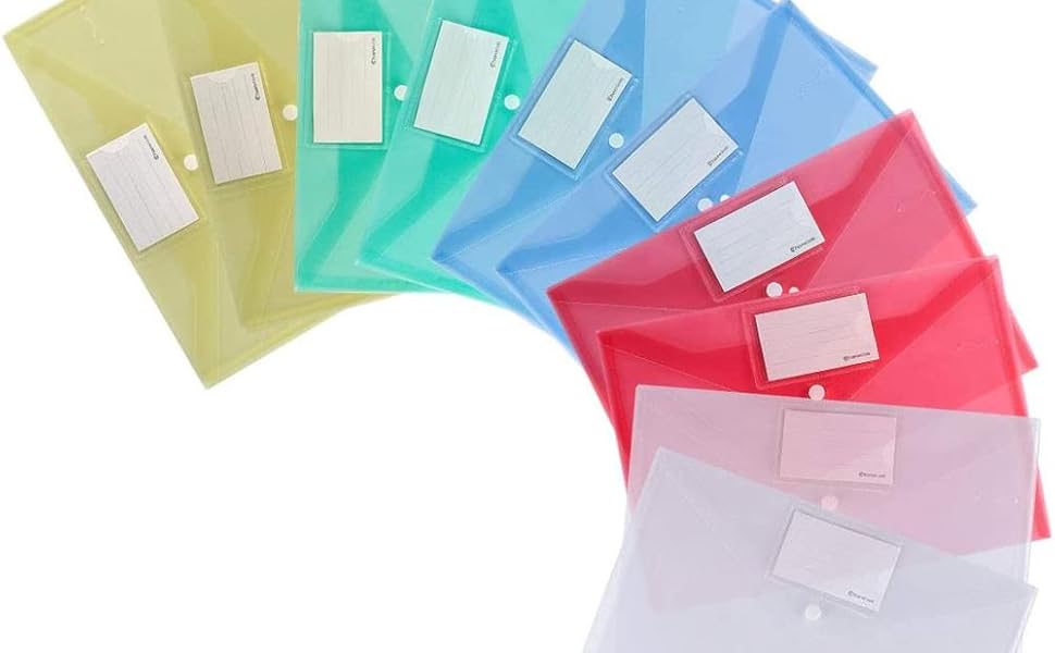 Xzyppci Plastic Envelopes Poly Envelopes, 40 Pack Clear
