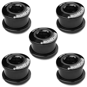 rocride black chainring bolts