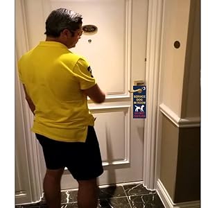 SERVICE DOG DOOR SIGN