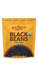 mayorga organics superfoods quinoa black beans chia sustainable heart healthy protein fiber direct