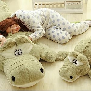 VeroMan 特大 ワニ ぬいぐるみ 可愛い お昼寝クッション ふわふわ 抱き枕 (グリーン 200cm) Amazon.co.jp: VeroMan 特大 ワニ ぬいぐるみ 可愛い お昼寝
