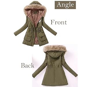 レディース アウター アングル