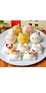 Amazon.co.jp: Latte マシュマロ ラテマル 5個 お絵かき動物っこ 5個