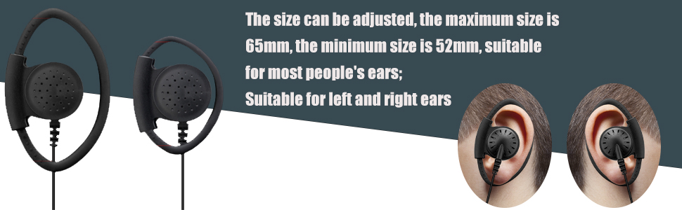 Adjusted Walkie Talkies Earpiece 