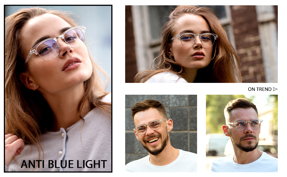 Blue light blocking glasses