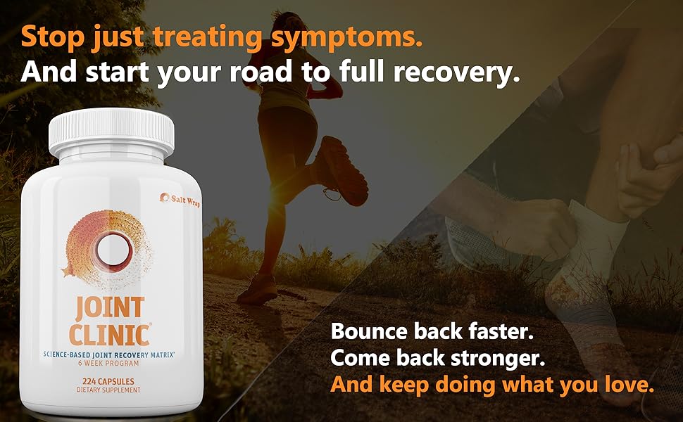 SaltWrap Joint Clinic Joint Health Multivitamin Supplement Tendon, Ligament