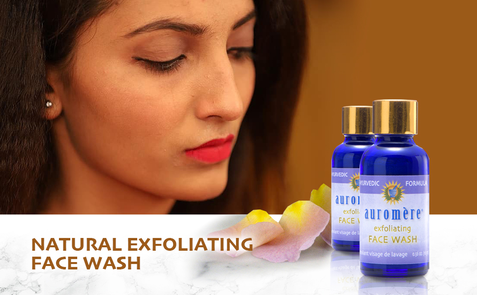 Auromere Ayurvedic Exfoliating Face Wash Vegan, All