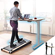 Deskfit Laufband Fur Schreibtisch Fit Gesund Im Buro Zu Hause Bewegung Ergonomisches Arbeiten Sehr Leise Easy Verstaubar Inkl Praktischer Tablet Halterung Fernbedienung App Dft0 Amazon De