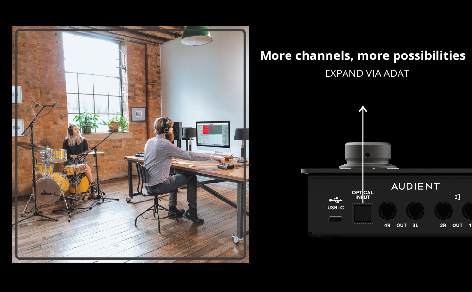 EXPAND VIA ADAT AUDIENT ID14 MK2