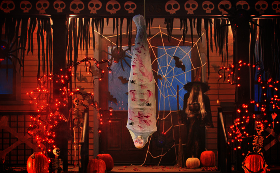 Halloween Decorations Cocoon Corpse, MAOYUE Halloween Props Halloween Decorations Cocoon Corpse, MAOYUE Halloween Props