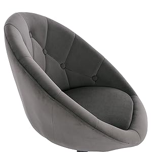 WOLTU Poltroncina Da Bar Sgabello Girevole Sedia Con Schienale Braccioli Velluto Grigio Scuro 12 WOLTU Poltroncina Da Bar Sgabello Girevole Sedia Con Schienale Braccioli Velluto Grigio Scuro -Negozio al dettaglio VIDAXL || HOMCOM || Songmics