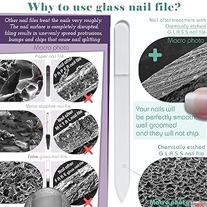Why to use glass nail files?