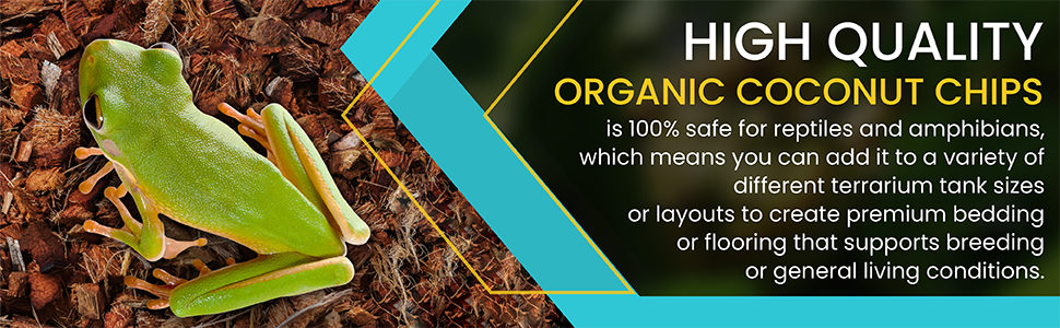 Amphibians, Natural Fiber Free Husks, Clean Breeding and Bedding Flooring, Odor Absorbing 72 Quarts