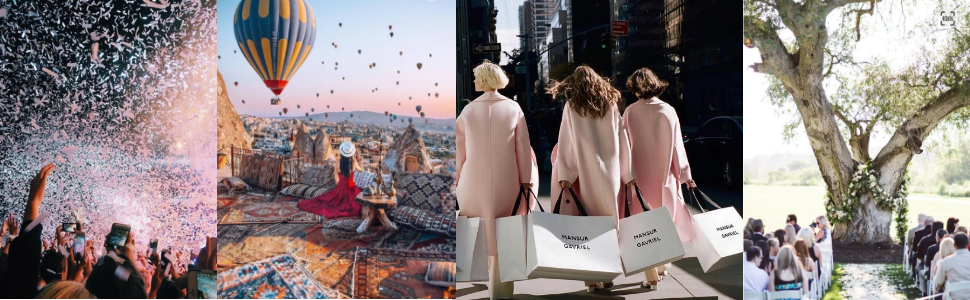 Suitable for variety occasions, party, wedding, travel, shopping, date.