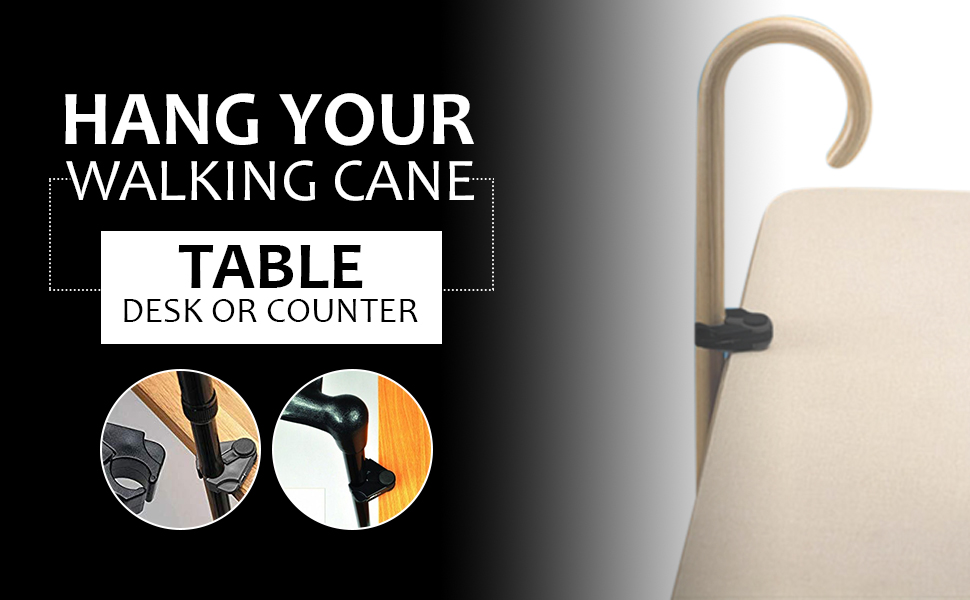 TULIMED – Classic, High Quality and Long-Lasting Cane or Crutch Holder for Walking Stick or Cane