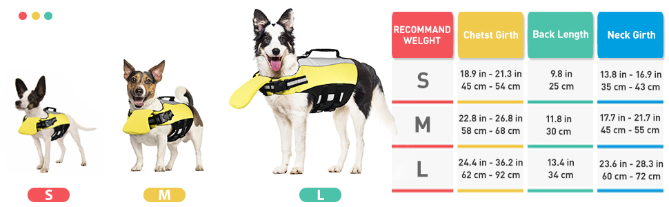 Dog Life Jacket for Swimming