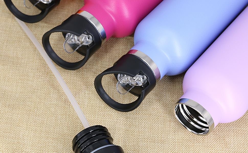 5 Pack Replacement Straws Compatible with Hydro Flask