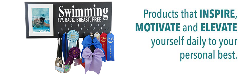 swimming medal display sports gifts hanger awards rack picture holder