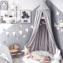 grey bed canopy