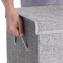 SONGMICS Wäschekorb 142 L, Wäschesammler aus Leinenimitat