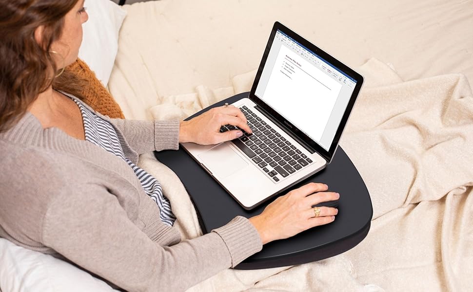 BIRDROCK HOME Oversized Lap Desk with Memory Foam Cushion