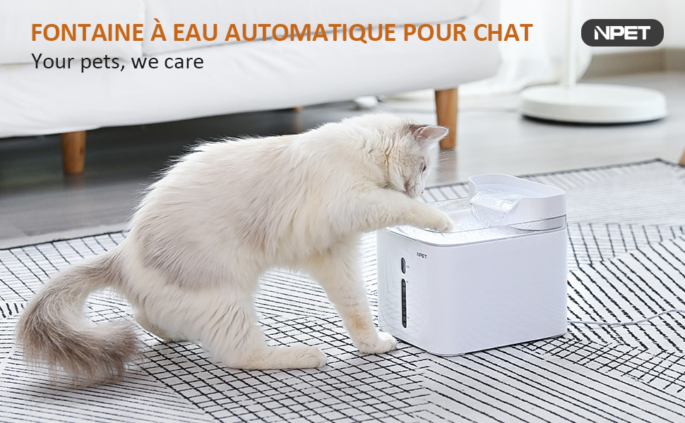 NPET Cat Water Fountain 4PCS Filters for Cat Dog Fountain, Replacement