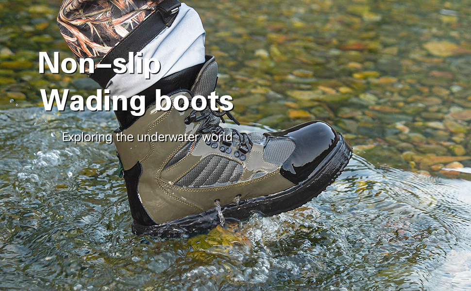 NEYGU Breathable and QuickDrying Fishing Shoes, Wading Boots with