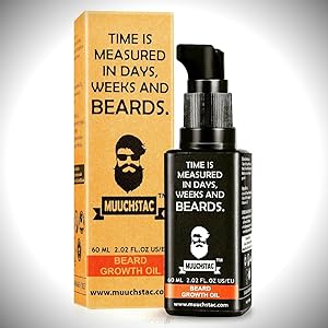 Muuchstac Beard Growth Oil For Men Pack Of 2 120ml 100 Herbal Beard Growth Oil Amazon In Health Personal Care