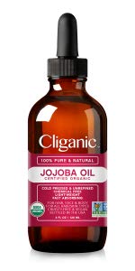 Cliganic Organic Jojoba Oil, 4oz