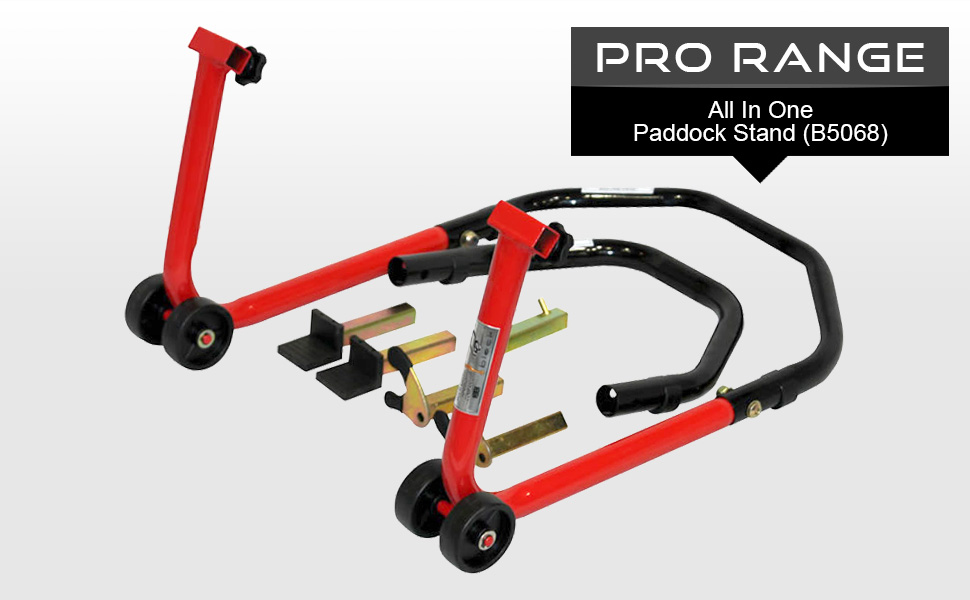 5068 Black Pro Range B5068 All In One Paddock Stand Amazon.co.uk