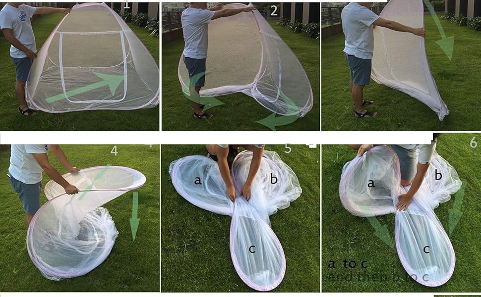 mosquito net 4 Fold In 6 Second