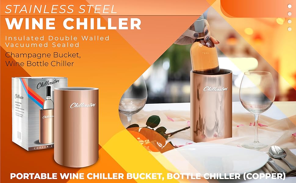 Premium Iceless Wine Chiller Bucket Champagne Bucket