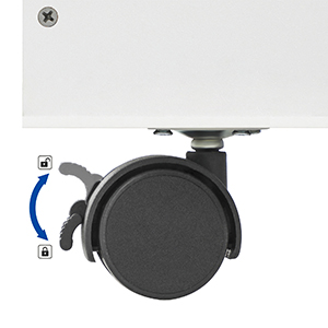 Songmics Étagère Pour Jouets, 3 Compartiments Bibliothèque Pour Enfants, Boîte à Jouets Mobile, Avec Roulettes, Multi-Usage, Pour Chambre D'enfant Et Salle De Jeux, Blanc GKR41WT 16 1