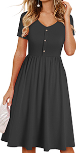 short sleeve dress with pockets women casual dresses summer pocket dresses for women dresses for