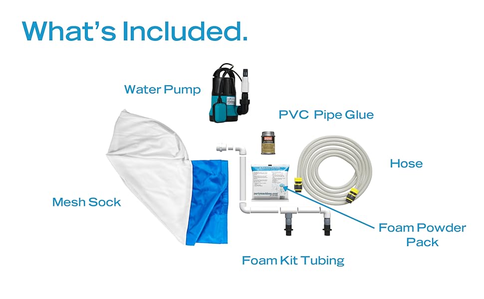 DIY Foam Machine Kit With Pump Amazon.ca Musical Instruments, Stage