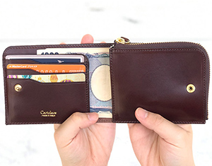 【新品未使用品】[Cartolareカルトラーレ] ジャミーウォレットプラス ジャミーウォレットプラス 栃木レザー