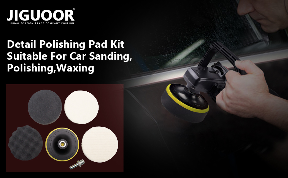 JENABOM Polishing Pads, Car Polishers and Buffers Set Polishing Pads