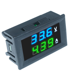 diymore 0.28" Digital Voltmeter Ammeter DC 100V 10A Amp Voltage Current Volt Amp Meter Tester 3 Bits