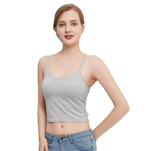 Women Built-in Padded Camisole Yoga Bra Longline Adjustable Shirts Sleeveless Fitness Crop Tank Top 14 ....