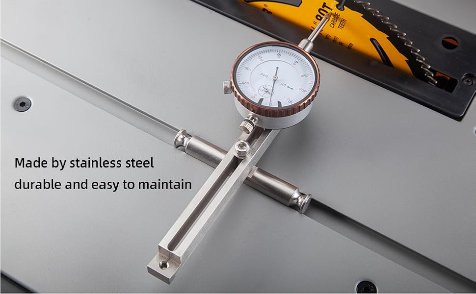 Cowryman Saw Gauge Stainless Steel Woodworking Tools Table Saw Fence