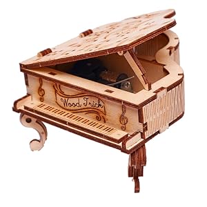 Amazon | Wood Trick ウッドトリック グランドピアノ オルゴール