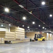 SANSI 60W Deformable LED Garage Ceiling Light designed for wide coverage Area, Super Bright 6000lm