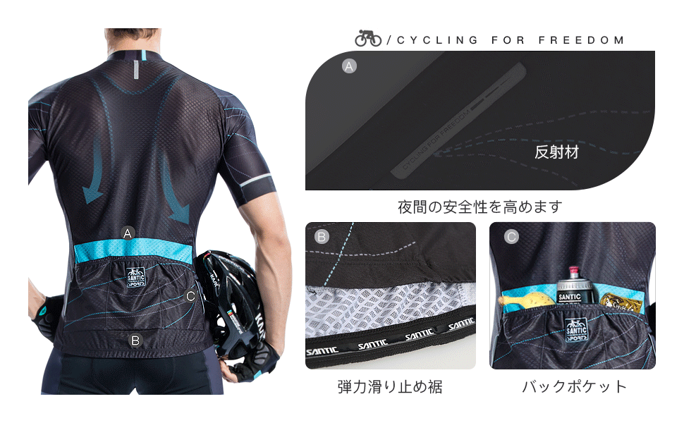 半額以下未使用 メンズ　男  デサント　サイクルジャージ　Ｓサイズ　ロードバイク Amazon.co.jp: [サンティーニ] サイクルジャージ パリニース