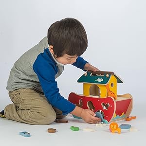 Tender leaf toys noah's shape sorter ark Clearance