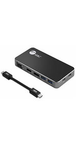 siig usbc docking station single dual triple monitor mst hub power delivery charging dp hdmi