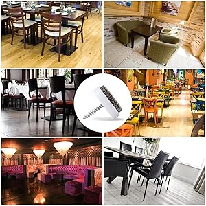 Screw-in Felt Furniture Gliders Floor Protectors 20mm 24mm 28mm 40mm Chair Feet Black Brown White