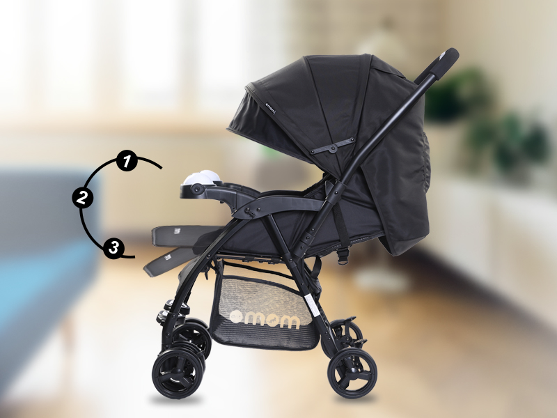 Buy DOTMOM Reversible Baby Stroller, OneHand Folding Pram for Newborn