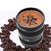 Primelife Camera Lens Steel Coffee Mug