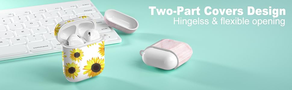 airpods case sunflower