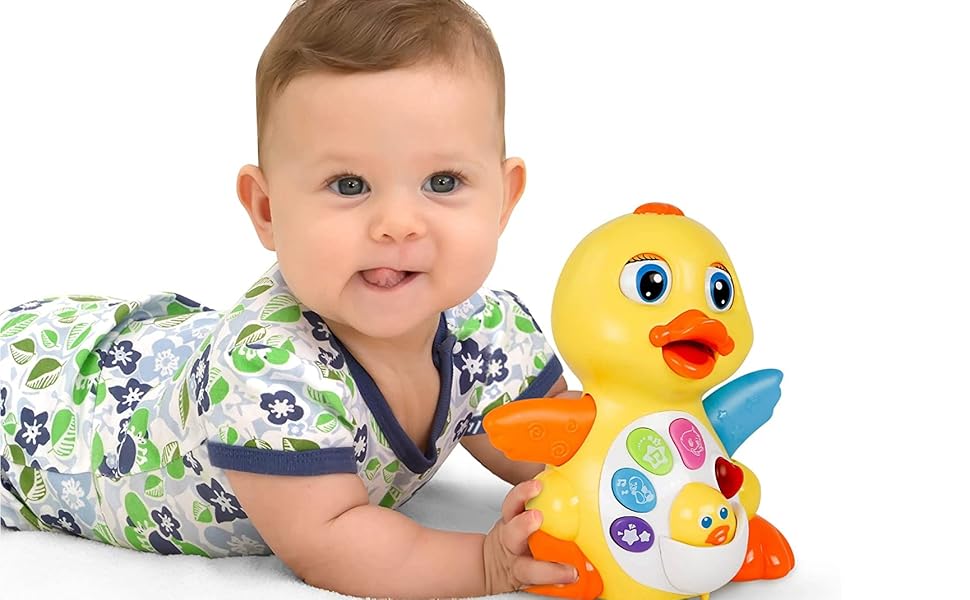 Buy FunBlast Musical Cute Dancing Duck Toy with LED Lighting, Volume